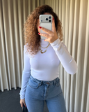 Dik Yaka Ebru Bluz B4104